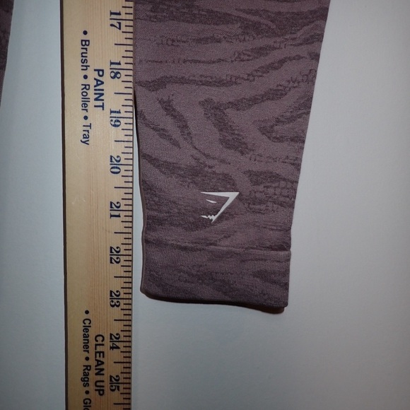 Gymshark Adapt Animal Zebra Purple and Pink Seamless Leggings - Picture 11 of 11